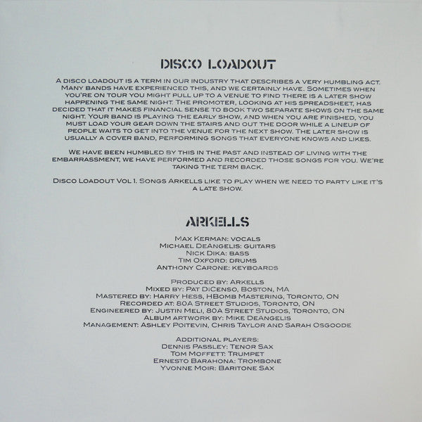 Arkells - Disco Loadout Volume I - 2024