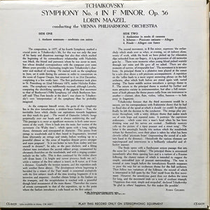 Pyotr Ilyich Tchaikovsky - Wiener Philharmoniker, Lorin Maazel - Symphony No. 4 - 1964