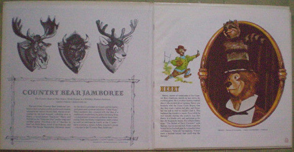 Country Bears, The - Original Soundtrack From Walt Disney World's Country Bear Jamboree - 1971