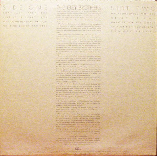 The Isley Brothers - Forever Gold Vinyl Record