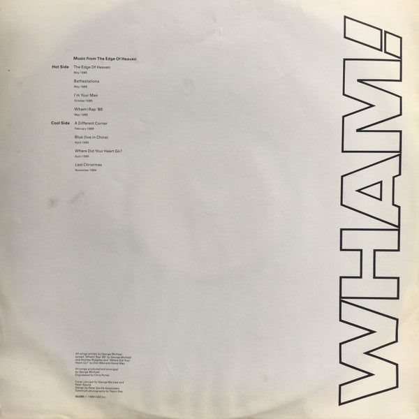 Wham! - Music From The Edge Of Heaven - 1986