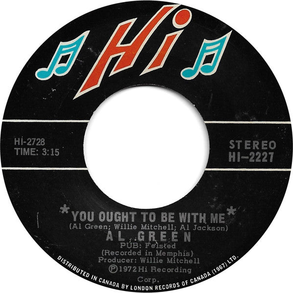 Al Green - You Ought To Be With Me - 1972