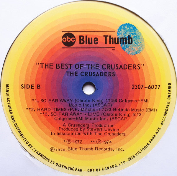 Crusaders, The - The Best Of The Crusaders - 1976