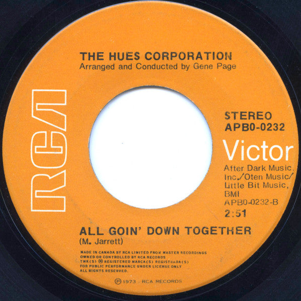 Hues Corporation, The - Rock The Boat - 1974