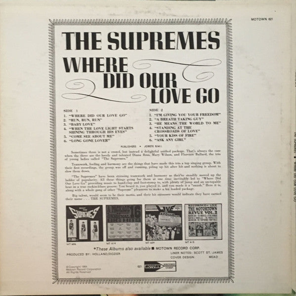 The Supremes - Where Did Our Love Go