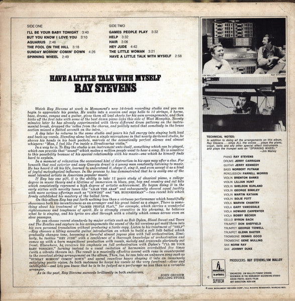 Ray Stevens - Have A Little Talk With Myself - 1969