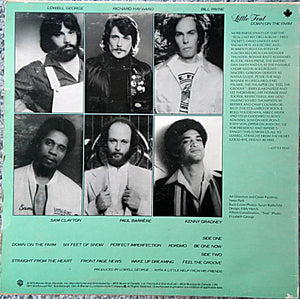 Little Feat - Down On The Farm - 1979