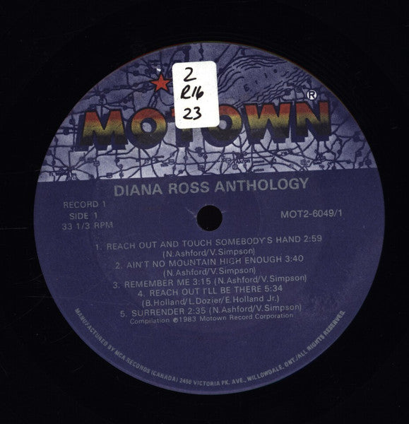 Diana Ross - Diana Ross Anthology - 1983