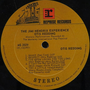 Otis Redding / Jimi Hendrix Experience, The - Historic Performances Recorded At The Monterey International Pop Festival - 1970