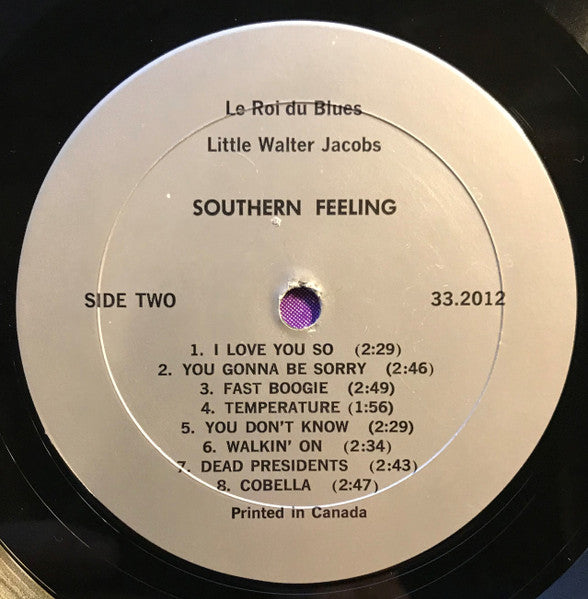 Little Walter - Southern Feeling - Volume Two - 1978