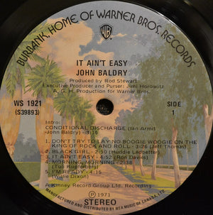 John Baldry - It Ain't Easy Vinyl Record