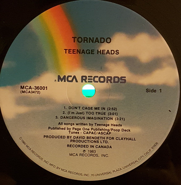 Teenage Head - Tornado - 1983