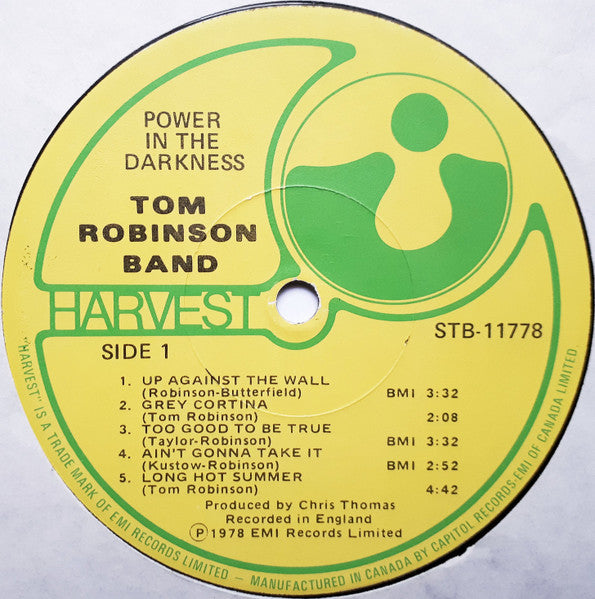 Tom Robinson Band - Power In The Darkness - 1978