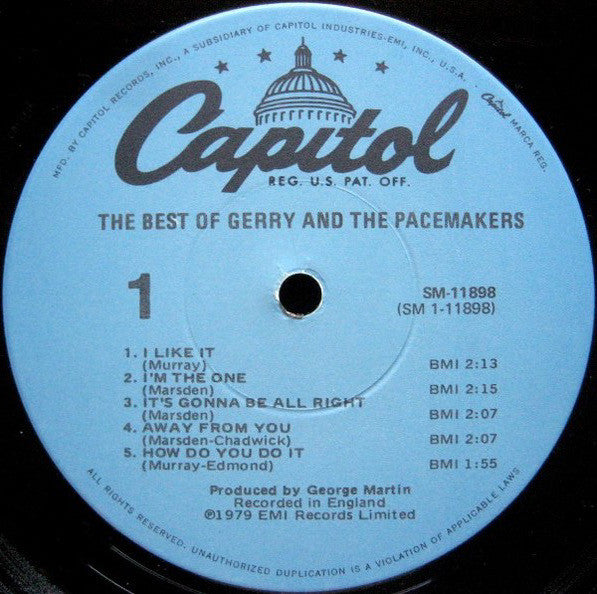 Gerry & The Pacemakers - The Best Of Gerry And The Pacemakers - 1979