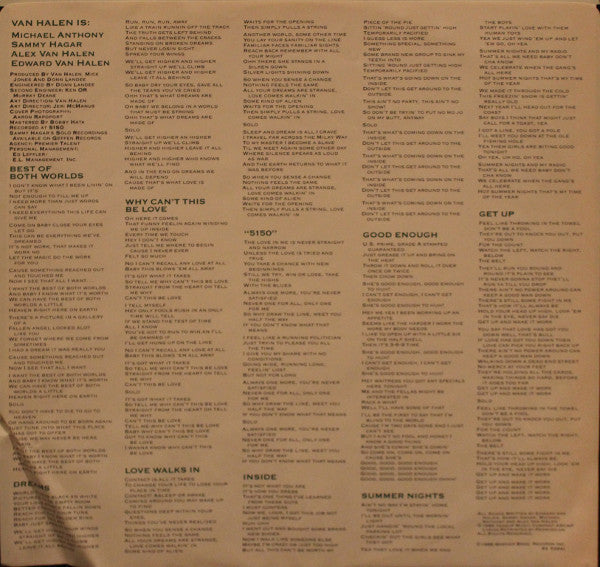 Van Halen - 5150 - 1986