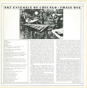 Art Ensemble Of Chicago, The - Phase One - 1973
