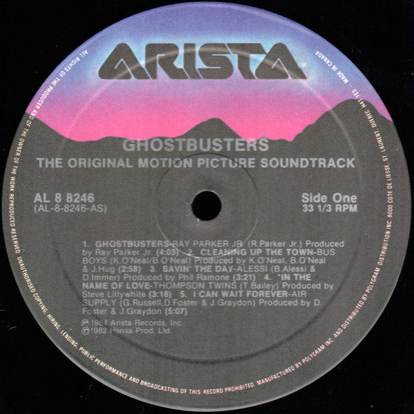 Various - Ghostbusters (Original Soundtrack Album) - 1984