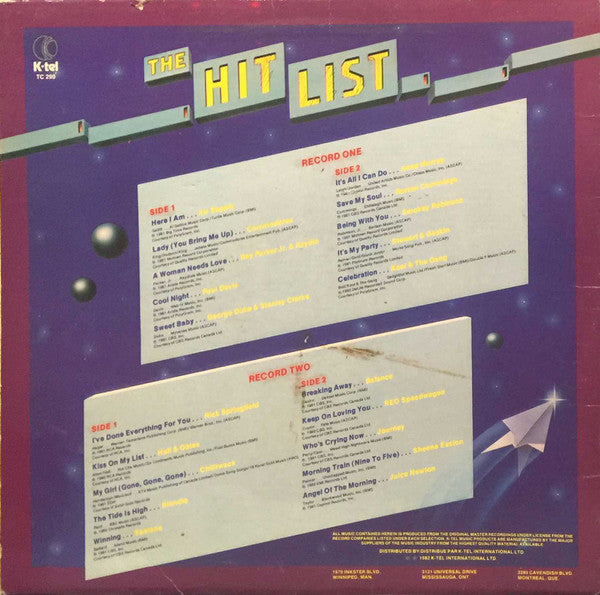 Various - The Hit List - 1982