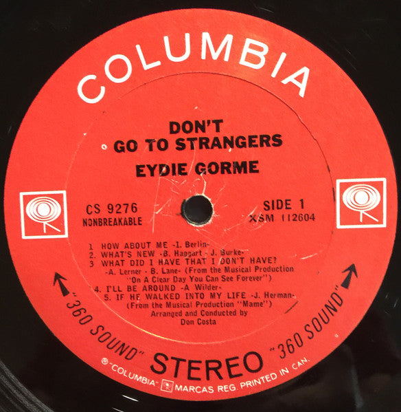 Eydie Gormé - Don't Go To Strangers - 1966