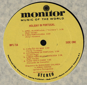 Orquestra De Shegundo Galarza Featuring Jorge Fontes - Holiday In Portugal -