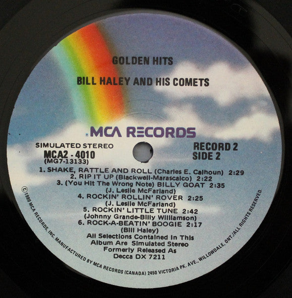 Bill Haley And His Comets - Golden Hits - 1980
