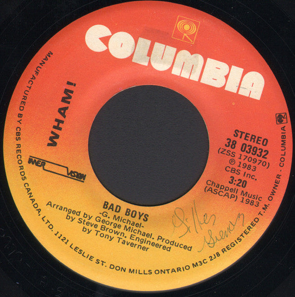 Wham! - Bad Boys