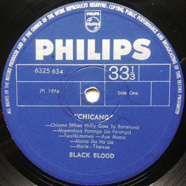 Black Blood - Chicano - 1976