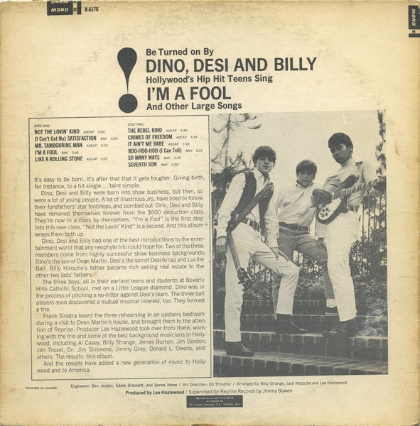 Dino, Desi & Billy - I'm A Fool - 1965