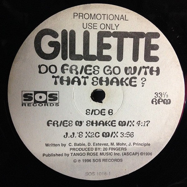Gillette - Do Fries Go With That Shake? - 1996
