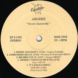 Argere Frudakis - Sweet Assuredly -