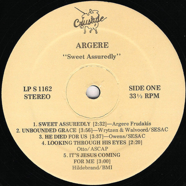 Argere Frudakis - Sweet Assuredly -