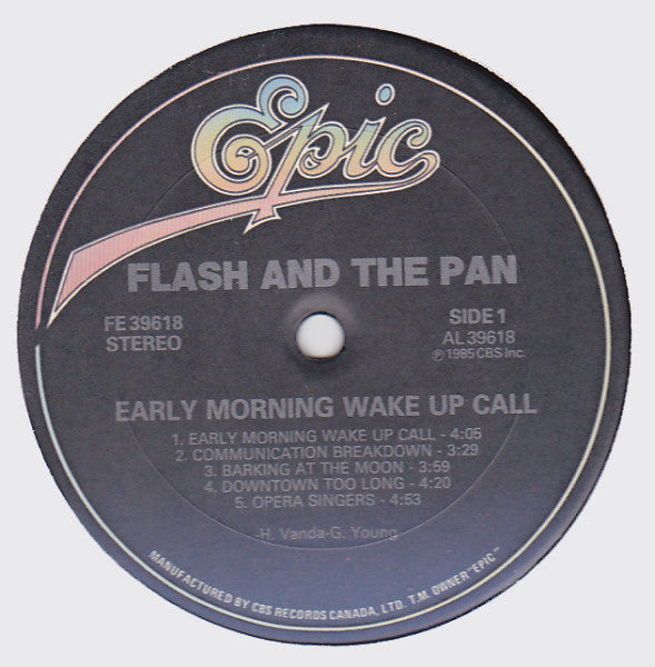 Flash & The Pan - Early Morning Wake Up Call