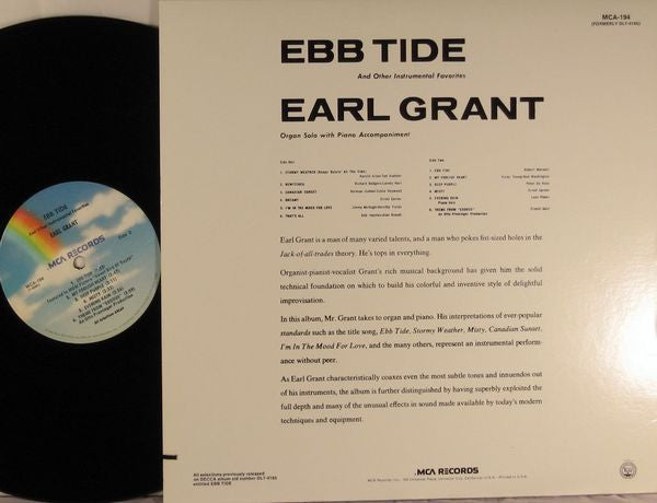 Earl Grant - Ebb Tide And Other Instrumental Favorites