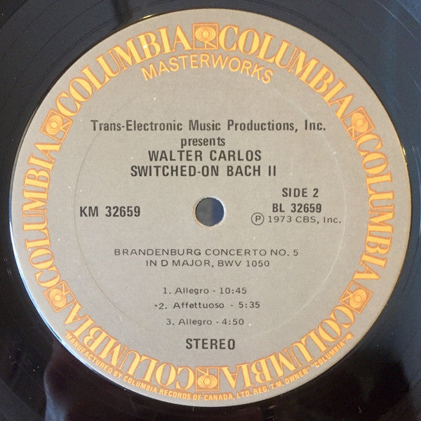 Walter Carlos - Switched-On Bach II - 1973