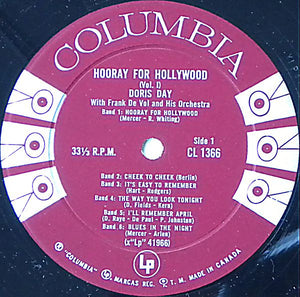 Doris Day - Hooray For Hollywood - Vol. 1 - 1958