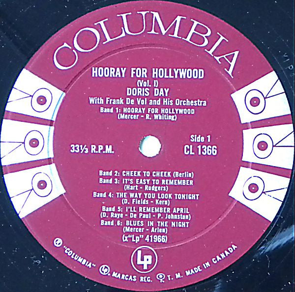 Doris Day - Hooray For Hollywood - Vol. 1 - 1958