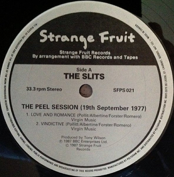 Slits, The - The Peel Sessions - 1987