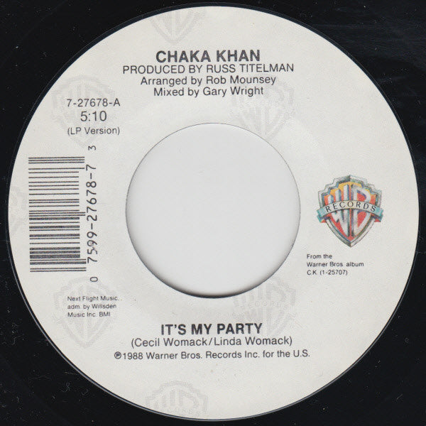 Chaka Khan - It's My Party - 1988
