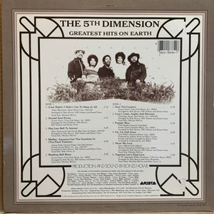 Fifth Dimension, The - Greatest Hits On Earth - 1985