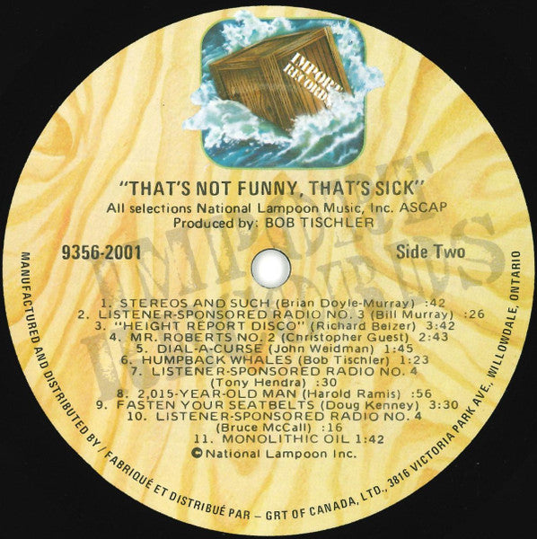 National Lampoon - That's Not Funny, That's Sick - 1977