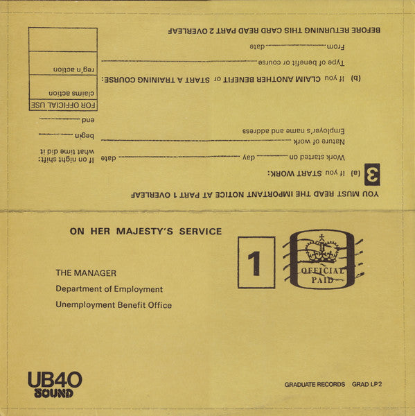UB40 - Signing Off - 1980
