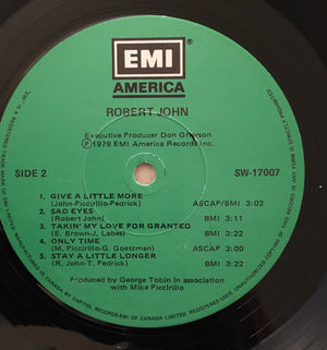 Robert John - Robert John Vinyl Record