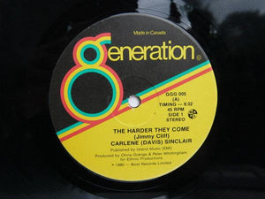 Carlene - The Harder They Come / Hot Lovin' 1980 - Quarantunes