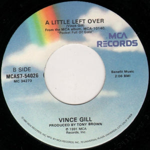 Vince Gill - Pocket Full Of Gold / A Little Left Over Vinyl Record