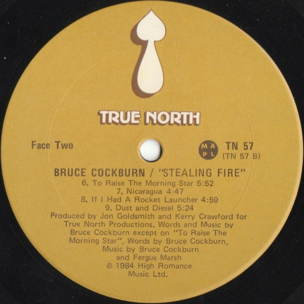 Bruce Cockburn - Stealing Fire - 1984