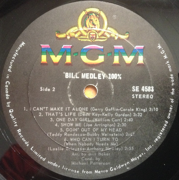 Bill Medley - 100% - 1968