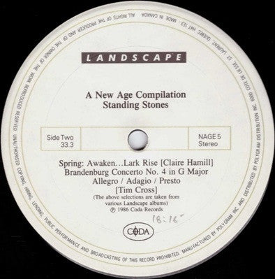Various - A New Age Compilation - Standing Stones - 1986