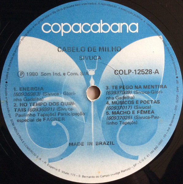 Sivuca - Cabelo De Milho - 1980