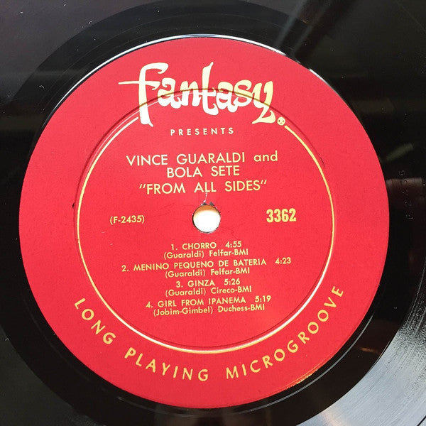 Vince Guaraldi And Bola Sete - From All Sides - 1964