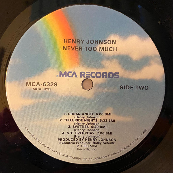 Henry Johnson - Never Too Much
